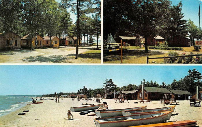 Brimners Rustic Cabins - Old Postcard Photo